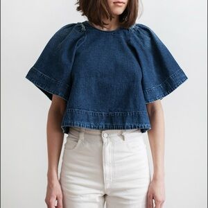 Rachel Comey Ravine Denim Top Medium M 6